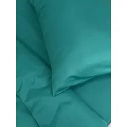 Комплект постільної білизни Ecotton Dark Green півтораспальний полісатин темно-зелений (25309) - мініатюра 6