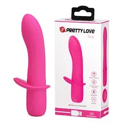 Вібратор PRETTY LOVE - TROY 12 FUNCTIONS USB PINK PRETTY LOVE BI-014607-1 98531