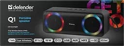 Акустична система 1.0 Defender Q1 10W Light/BT/FM/USB/TF/AUX (65301) - мініатюра 6