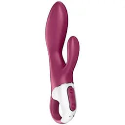 Вибратор-кролик Satisfyer Heated Affair 20 см бордовый
