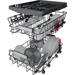 Посудомийна машина вбудована Whirlpool 10 комплектів A+++, 45 см, дисплей, інвертор білий - мініатюра 2