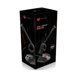 Настільний USB-мікрофон MeeTion MT-MC15 з підсвічуванням RGB 5В Гусяча шия на 360 градусів Чорний - мініатюра 7