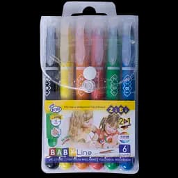 Пастель масляна ZiBi Baby Line Jumbo 6 шт (ZB.2495)