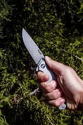 Ніж складаний Ruike P801-SF сріблястий - мініатюра 10