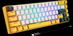 Клавіатура бездротова Motospeed BK67 Longhua Blue RGB Yellow (mtbk67ymb)