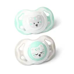 Пустышка силиконовая BabyOno Коалы, симметричная, 6-18 месяцев, 2 шт. (1225/01)