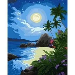 Картина по номерам Ideyka Лунная ночь ©annasteshka KHO2730 40х50 см