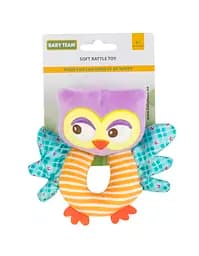 Погремушка мягкая Baby Team Сова (8501_Сова)