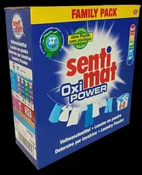 Стиральный порошок Sentimat Oxi Power 3,3 кг – 60 стирок с мощной формулой Oxi Power 