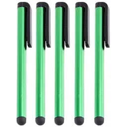 Стилус для ємнісних екранів, зелений (комплект 5 шт.)