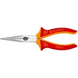 Гострогубці Wurth Zebra DIN ISO 5745 вигнуті VDE IEC 60900 L200 мм (071401 578)