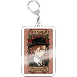 Брелок акриловий Великий із Бродячих Псів Чуя Накахара Bungou Stray Dogs Chuuya Nakahara 5 см