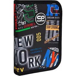 Пенал на молнии СoolPack Clipper Big City, с органайзером для ручек, 20х14х3 см (F076673)