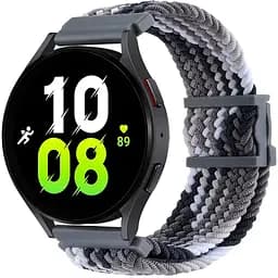 Нейлоновый ремешок Universal 22 mm Elastic Adjustment Samsung/Amazfit/Huawei Colorful Grey