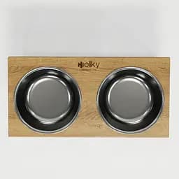 Hollky Base XXL40 — миски на підставці для дуже великих собак (2 × 2,8 л) - мініатюра 3
