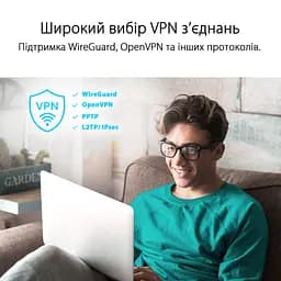 ASUS Маршрутизатор RT-AXE7800 Wi-Fi 6E 3xGE LAN 1xGE WAN 1x2.5GE LAN/WAN 1xUSB3.2 MU-MIMO OFDMA MESH gaming - мініатюра 4