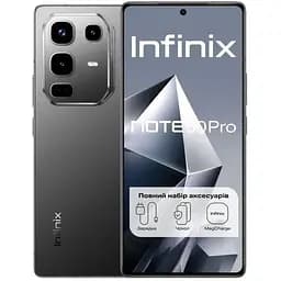 Смартфон Infinix Note 50 Pro (X6855), Shadow черный, 6.78" (2436x1080, 144 Гц, Amoled), MediaTek Helio G100 Ultimate (8 ядер)