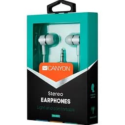 Навушники Canyon CNE-CEPM01W White (CNE-CEPM01W) - мініатюра 3
