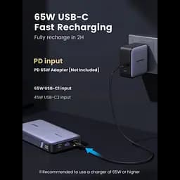 Зовнішній акумулятор Ugreen PB720 20000mAh 100W Two-way FC (25188) - мініатюра 5