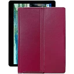 Чехол StatusCASE из экокожи для планшета MIXzo ME1030 4G Бордовый