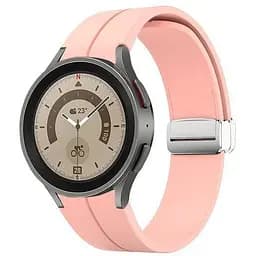 Ремешок для Samsung Galaxy Watch 4 44mm - розовый ширина крепления 20мм силикон Watchbands Cls (W14-8WB12281122)