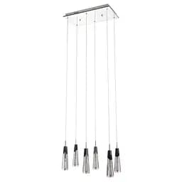 Люстра підвісна Brille галогенна G4 20W CH (BR-01164S/6)