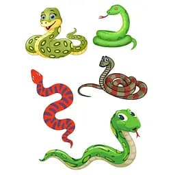 Тимчасове татуювання Змійки Ink-Ok 74634927 формат А6