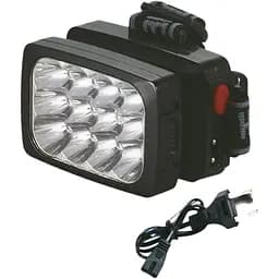 Ліхтар LED Grunhelm GR-1837 акумуляторний налобний 12 LED 1800 mAh (121287)