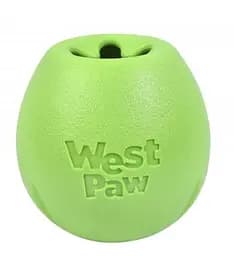 Игрушка West Paw Rumbl для собак, зелёная 8 см (арт BZ040JGR)