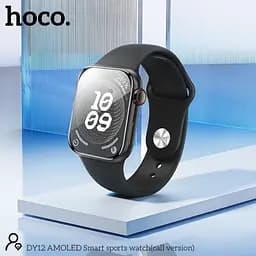 Смарт-годинник Hoco DY12 AMOLED Smart sports watch(call version) чорний - мініатюра 2