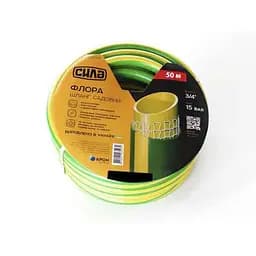 Шланг для полива садовый Сила Флора ПВХ 3/4" 50 м 15 бар 30412