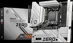 Материнська плата MSI B650M Project Zero Socket AM5 (B650M PROJECT ZERO) Б/В - мініатюра 1