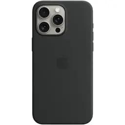 Чохол Epik SilIcone Case with MagSafe and Animation [Colorless] для iPhone 15 Pro Max Black