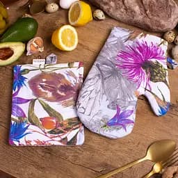 Набір MirSon №7009: прихватка, 17х17 см та рукавиця, 27х17 см, різнокольоровий (2200006772767)