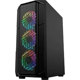 Корпус 1stPlayer XF-BK-4F7 Black без БЖ - мініатюра 4