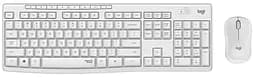 Комплект (клавiатура, миша) бездротовий Logitech MK295 Combo White (920-009824)