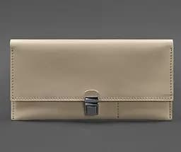 Шкіряний жіночий тревел-кейс Journey 2.0 Світло-бежевий