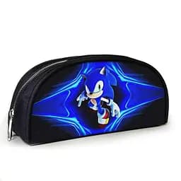 Пенал школьный с принтом Супер Соник 23х10х8 см детский для девочки, мальчика (3916)