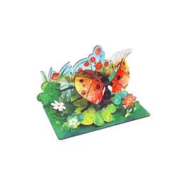 Дерев'яний пазл 3D "Ladybug" Bambi 68036W 49 деталей