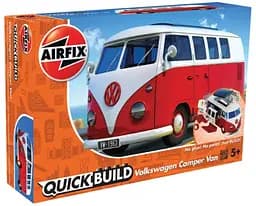 Конструктор Airfix микроавтобус VW Camper Bully Volkswagen Quickbuild Red J6017