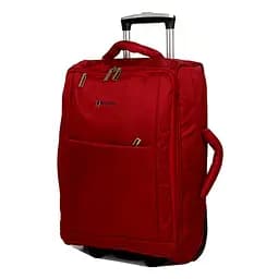Валіза Малий (S) тканинний на 2 колесах Airtex 525 Queluz 50x34x18 см 30,6 л Червона