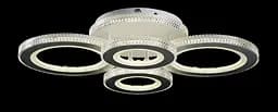 Елегантна LED-люстра для вітальні LT8012/2+2 LED (WT) - білий, 240 Вт, діаметр 59 см, від 14 до 20 м2 - мініатюра 5