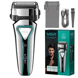 Чоловіча водонепроникна електробритва акумуляторна IPX6 VGR V-333