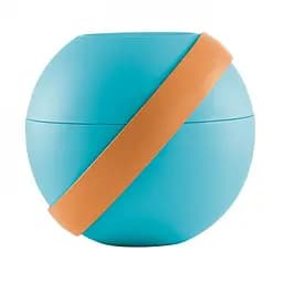 Ланч-бокс для салату Guzzini On Ze Go, з акумулятором холоду та столовими приладами, блакитний (100101166)