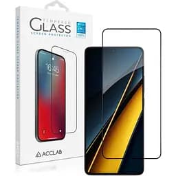 Стекло защитное ACCLAB Full Glue Xiaomi Poco X6 Pro Black (1283126588679)