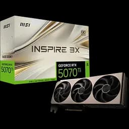 Відеокарта GeForce RTX 5070 Ti 16GB MSI Inspire 3X OC (RTX 5070 Ti 16G INSPIRE 3X OC)