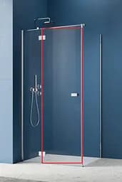 Душевые двери Radaway Garda DWJ 120х195 левые, прозрачное стекло, хром (10700120-01-01L)