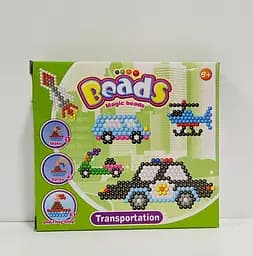 Аква мозаика С 55950, бусины, 4 узора, пинцет, лопатка, в коробке (6900067559500) Салатовый