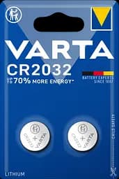 Батарейка Varta CR 2032 Bli 2 Lithium, 2 шт. (6032101402)