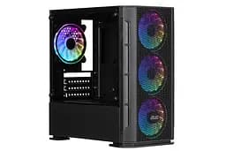 2E Gaming Корпус Calleo GB700 без БП 2xUSB3.0, 1xUSB2.0, 4x120мм ARGB, VGA 320мм, LCS ready, контроллер с пультом, TG Side Window, mATX, черный